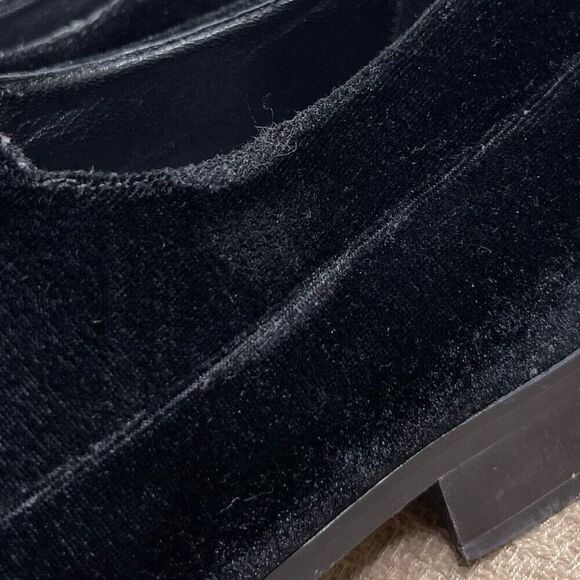 DONALD J PLINER Loafers Mens Size 8 Black Velvet Marcio Venetian Slip On Shoes - Picture 10 of 15